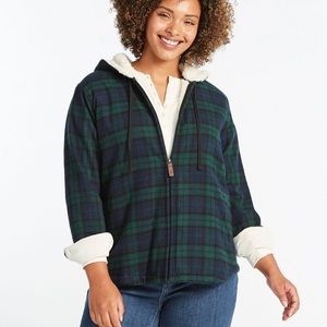 LLBean Sherpa Lined Fleece Zip-up